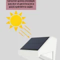 BUĞZ Dış Mekan Solar Duvar Lambası – 120° Hareket Algılama, 3 Işık Modu Yeni Nesil