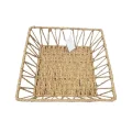 BUĞZ Doğal Örgü Kare Sepet