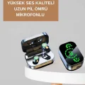 BUĞZ Dokunmatik Akıllı Saat Yeni Nesil Kulaklık Kampanyası Bluetooth Bağlantılı ANC Özelliği