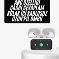 BUĞZ Dokunmatik Ekranlı ANC/ENC Yeni Nesil Pro Bluetooth Kulaklık Dokunmatik Ekran Yeni Nesil - BUĞZ