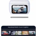 BUĞZ Dokunmatik Ekranlı ANC/ENC Yeni Nesil Pro Bluetooth Kulaklık Dokunmatik Ekran Yeni Nesil - BUĞZ