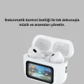 BUĞZ Dokunmatik Ekranlı Bluetooth Kulaklık ANC Gürültü Önleme Suya Dayanıklı Yeni Nesil