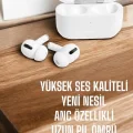 BUĞZ Dokunmatik Kontrollü Kablosuz Kulaklık iOS ve Android Uyumlu