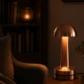 BUĞZ Dokunmatik Mantar Gece Lambası Bronz LED Masa Aydınlatması