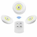  Dolap Işığı Mutfak Rafı Işığı Uzaktan Kumandalı 3 Lü Spot Led Lamba