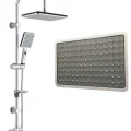  Domino Krom Yağmurlama Sistemli Tepe Duş Seti - Fonksiyonel Ve Şık Tasarım