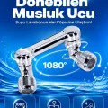 BUĞZ Döndürülebilir Musluk Mutfak Banyo Musluk Ucu Başlığı 4 Filtreli