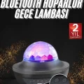 BUĞZ Dönen Işıklı Disko Topu Projektör Müzik Çalarlı Disco Speaker