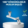 BUĞZ Dönen Musluk Başlığı 1080 Derece Ayarlanabilir Filtreli Sprey Uç