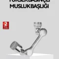 BUĞZ Döner Musluk Başlığı Çok Açılı Robotik Kol Su Tasarruflu