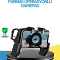 BUĞZ Dört Parmak Destekli Mobil Gamepad Tetikli Oyun Kontrolcüsü