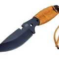  DPX Gear Assault 0238TRN Kamp Bıçağı 22,5 cm - Turuncu, Metal; İpli Sap