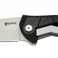  DpxGear Sugga 915B BK Siyah &amp;amp; Beyaz Kamp / Outdoor Çakı 17,5cm - Yarı Otomatik, Kemerlikli, Kutulu