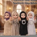 BUĞZ Dua Eden Tesettürlü İlahi Söyleyen Edep Bebek Oyuncağı