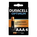 BUĞZ Duracell Optimum Alkalin AAA İnce Kalem Pil 4Lü Paket