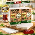 BUĞZ Ecco Green Kağıt Peçete 100’lü 2 Adet 23x25 cm Ekonomik Paket
