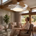 BUĞZ Eco Lounge CATA CT 1156 Dolunay 72W Fanlı Kumandalı Led Ampul 3 Renk