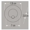 BUĞZ Eco Lounge CATA CT 5174 1.5W Radar Sensörlü Koridor Aydınlatması 3200K Gün Işığı