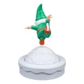 BUĞZ Eco Lounge Dönen Buz Pateni Cüce 13 cm – Kış Yılbaşı Dekoratif Figür