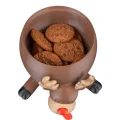 BUĞZ Eco Lounge Ters Duran Geyik Şekerlik – Komik Yılbaşı Dekoratif Saklama Kabı 20 cm