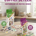 BUĞZ Eğitici Manyetik Hayvan ve Sebze Meyve Seti 56 Parça Magnet