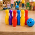 BUĞZ Eğlenceli Bowling Oyuncak Seti Çocuklar İçin Renkli Kuka ve Top
