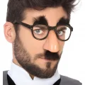 BUĞZ Eğlenceli Kılık Değiştirme Kaş Bıyık Mizah Gözlüğü 9x13 cm