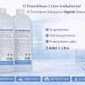 BUĞZ El Dezenfektanı 1 Litre Antibakteriyel El Temizleme Solüsyonu 2 Adet