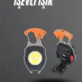  El Feneri LED Anahtarlık Çok Fonksiyonlu Mini Çakmak Özellikli
