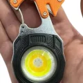  El Feneri LED Anahtarlık Çok Fonksiyonlu Mini Çakmak Özellikli