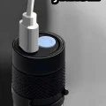 BUĞZ El Feneri Led USB Şarjlı Zoom Mini Led Işık Acil Durum Feneri