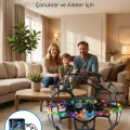 BUĞZ El Sensörlü Uçan Top Drone Çocuklar İçin LED Işıklı Eğlence Oyuncağı