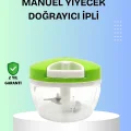 BUĞZ El Tipi Yiyecek Kıyıcı Üç Bıçaklı Pratik Doğrayıcı