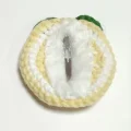 BUĞZ El Yapımı Limon İşlemeli Örgülü Çıtçıtlı Toka