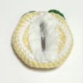 BUĞZ El Yapımı Limon İşlemeli Örgülü Çıtçıtlı Toka