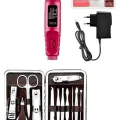  Elektrikli Manikür Pedikür Seti İkili Set 12 Parça Tırnak Bakımı Törpü Protez Çıkarma