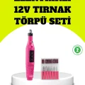 BUĞZ Elektrikli Manikür Pedikür Törpü Seti 6 Başlıklı