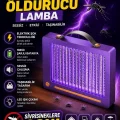 BUĞZ Elektrikli Sinek Öldürücü Lamba | Şarjlı, Sessiz, Led Işıklı Etkili Koruma