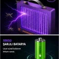 BUĞZ Elektrikli Sinek Öldürücü Lamba | Şarjlı, Sessiz, Led Işıklı Etkili Koruma