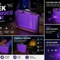 BUĞZ Elektrikli Sinek Öldürücü Lamba | Şarjlı, Sessiz, Led Işıklı Etkili Koruma