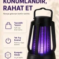 BUĞZ Elektrikli Sinek Öldürücü Mor Işıklı Taşınabilir Haşere Kovucu Lamba Cihazı
