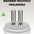 BUĞZ Elektrikli Tuz Karabiber Değirmeni – Çiftli Set, Paslanmaz Gövde, LED Işıklı ve Ayarlanabilir Öğütme