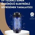 BUĞZ Elektrikli UV Işıklı Sivrisinek ve Böcek Öldürücü – Sessiz ve Güvenli Tuzak