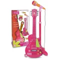 BUĞZ Elektronik Ayaklı Mikrofonlu Pembe Gitar - S00045872