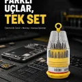 BUĞZ Elektronik Tamir Tornavida Seti Ateşe Dayanıklı ve Ergonomik