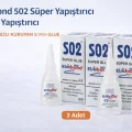 BUĞZ Elsabond 502 Süper Yapıştırıcı Japon Yapıştırıcı 20g Güçlü Hızlı Kuruyan Super Glue 3 Adet