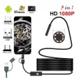 BUĞZ Endoskop 3 İn 1 Yılan Kamera Usb Micro Usb Type-c 20 Metre Sert Kablo