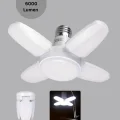 BUĞZ Enerji Tasarruflu LED Ampül 60 Watt 4 Kollu Beyaz Işık - Lisinya
