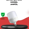 BUĞZ Enerji Tasarruflu Şarjlı LED Ampul 30W Beyaz Işık