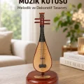 BUĞZ Enstrüman Şeklinde Müzik Kutusu Lüt Tasarım Melodious Music